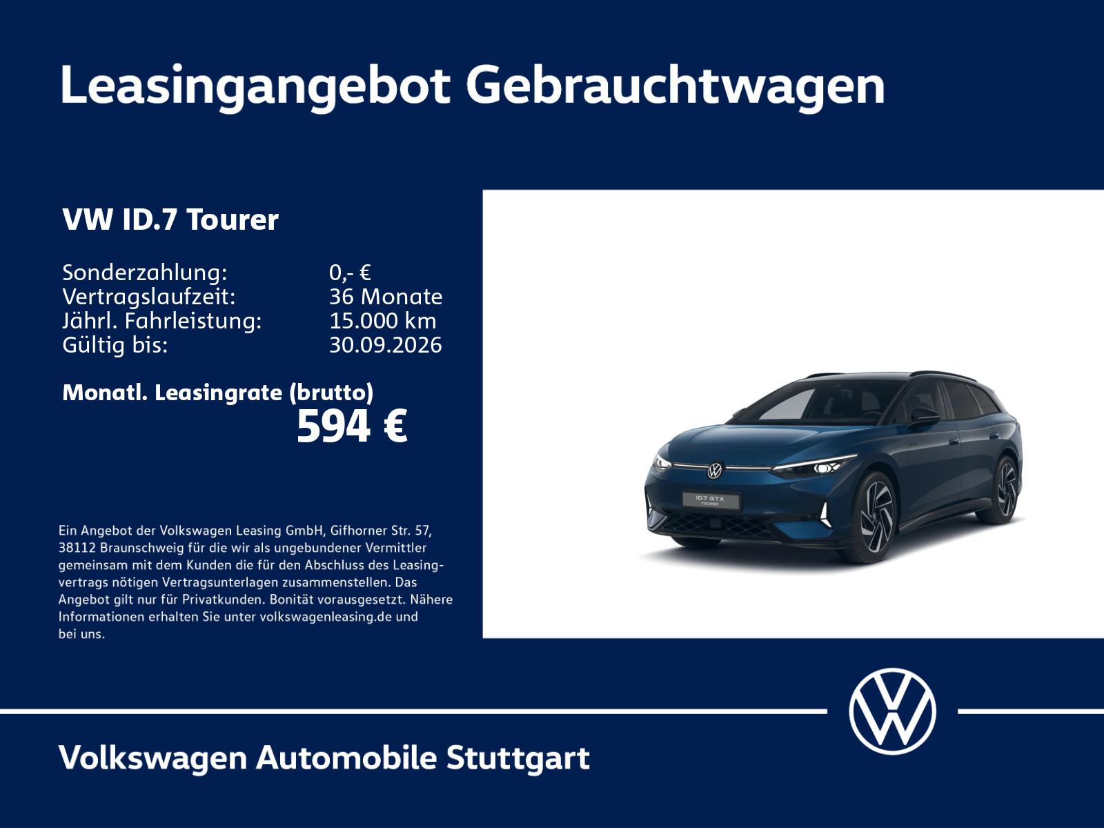 Volkswagen ID.7 Tourer GTX Navi Kamera AHK