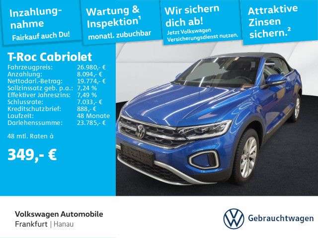 Volkswagen T-Roc Cabriolet 1.0 TSI Navi LED Plus FrontAssis