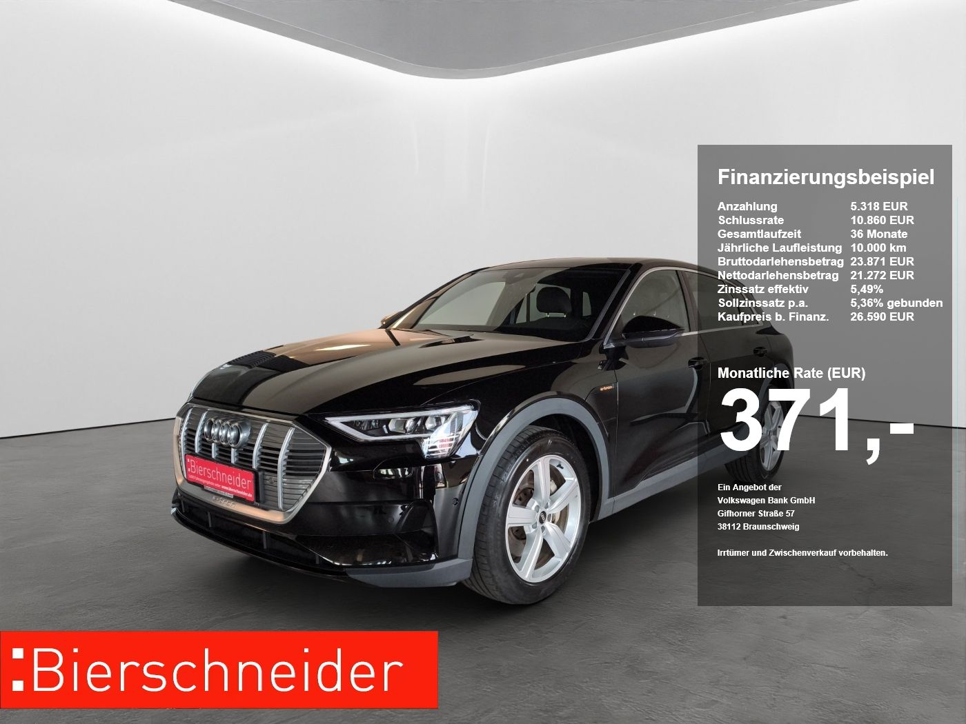 AUDI E-TRON 50 QUATTRO 313 PS LED+NAVI+20+SHZ+LUFT