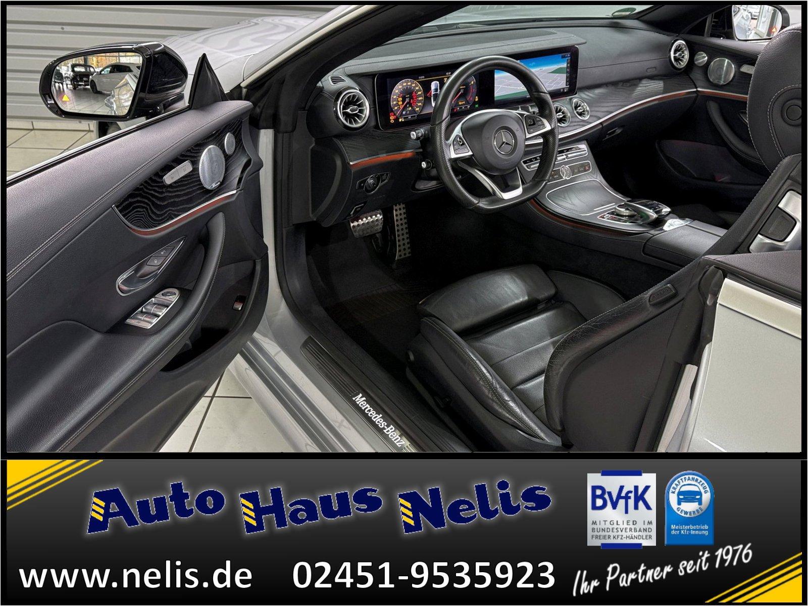 Mercedes-Benz E 200 Cabrio AMG-Line Airscarf Comand-Online Led