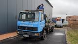 Mercedes-Benz 1317 Abschlepper mit Kran und Brille  - Mercedes-Benz 1317