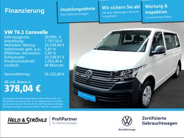Volkswagen Leasingangebot: Volkswagen T6.1 Caravelle Trendline 2.0 TDI 9Si PDC KLIMA