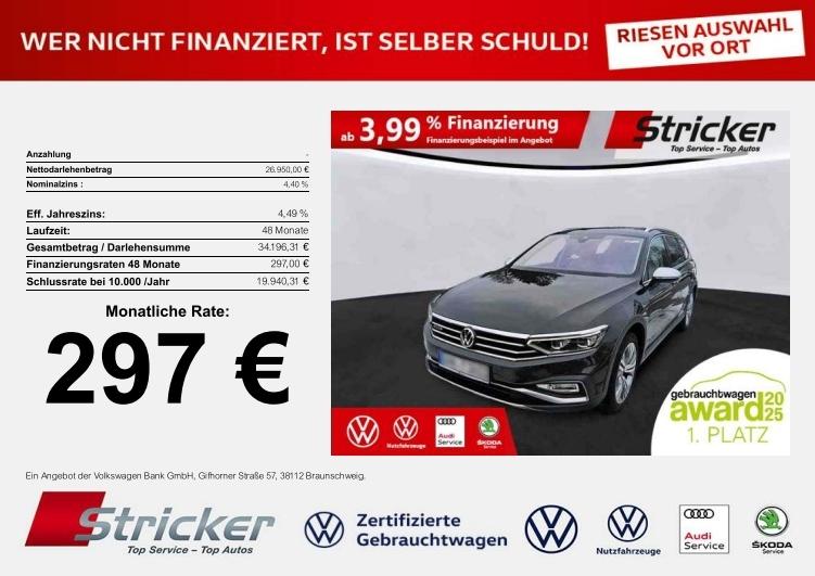 Volkswagen Passat Alltrack 2.0TDI 297,-ohne Anzahlung Pano