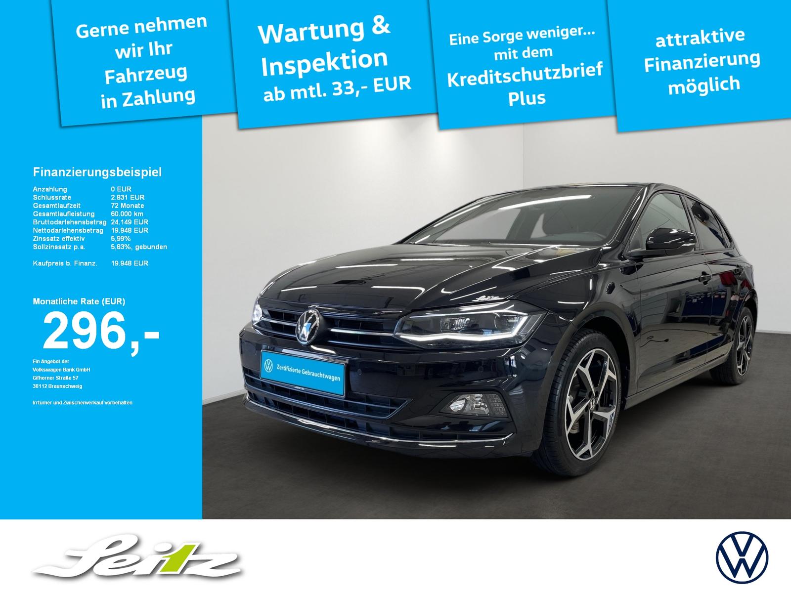 Volkswagen Polo VI 1.0 TSI Highline *LED*KAMERA*NAVI*
