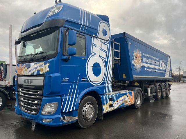 DAF XF 510 Retarder Standklima  Schmitz Getreidemuld