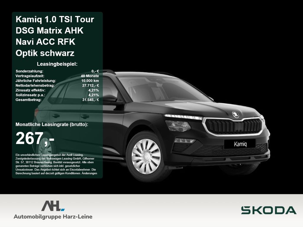 Kamiq 1.0 TSI Tour DSG Matrix AHK Navi ACC RFK O