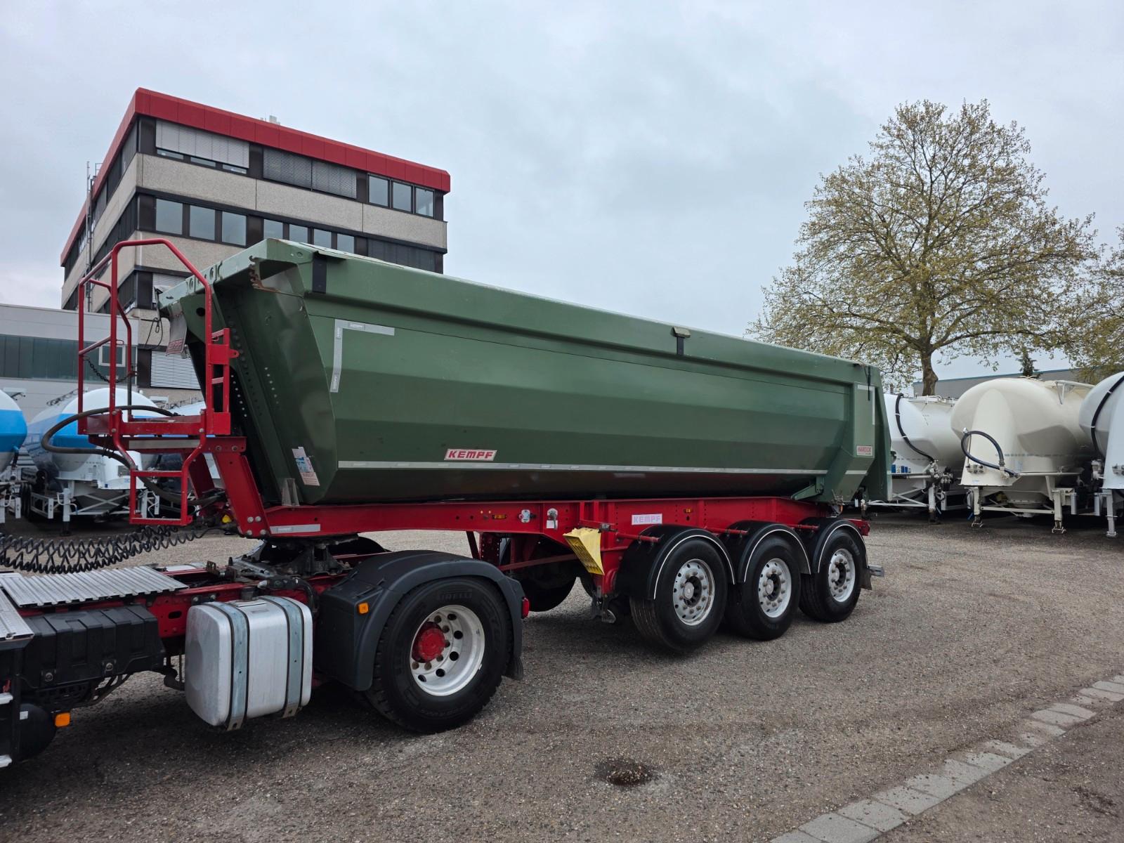 Kempf 26m3 Halbschalen Mulde Stahl / Liftachse / DE!