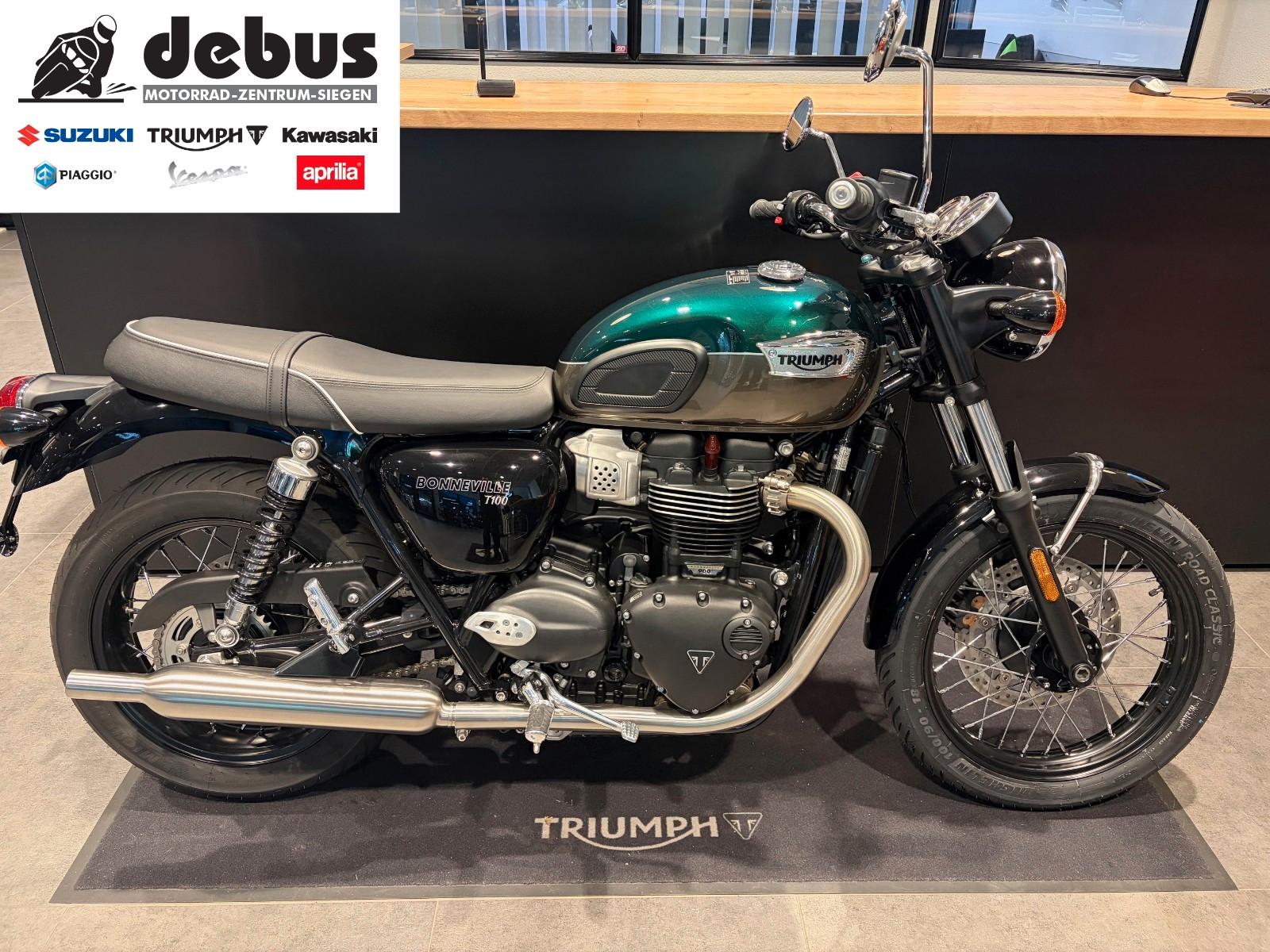Triumph Bonneville T100 Neufahrzeug 4-Jahre Garantie