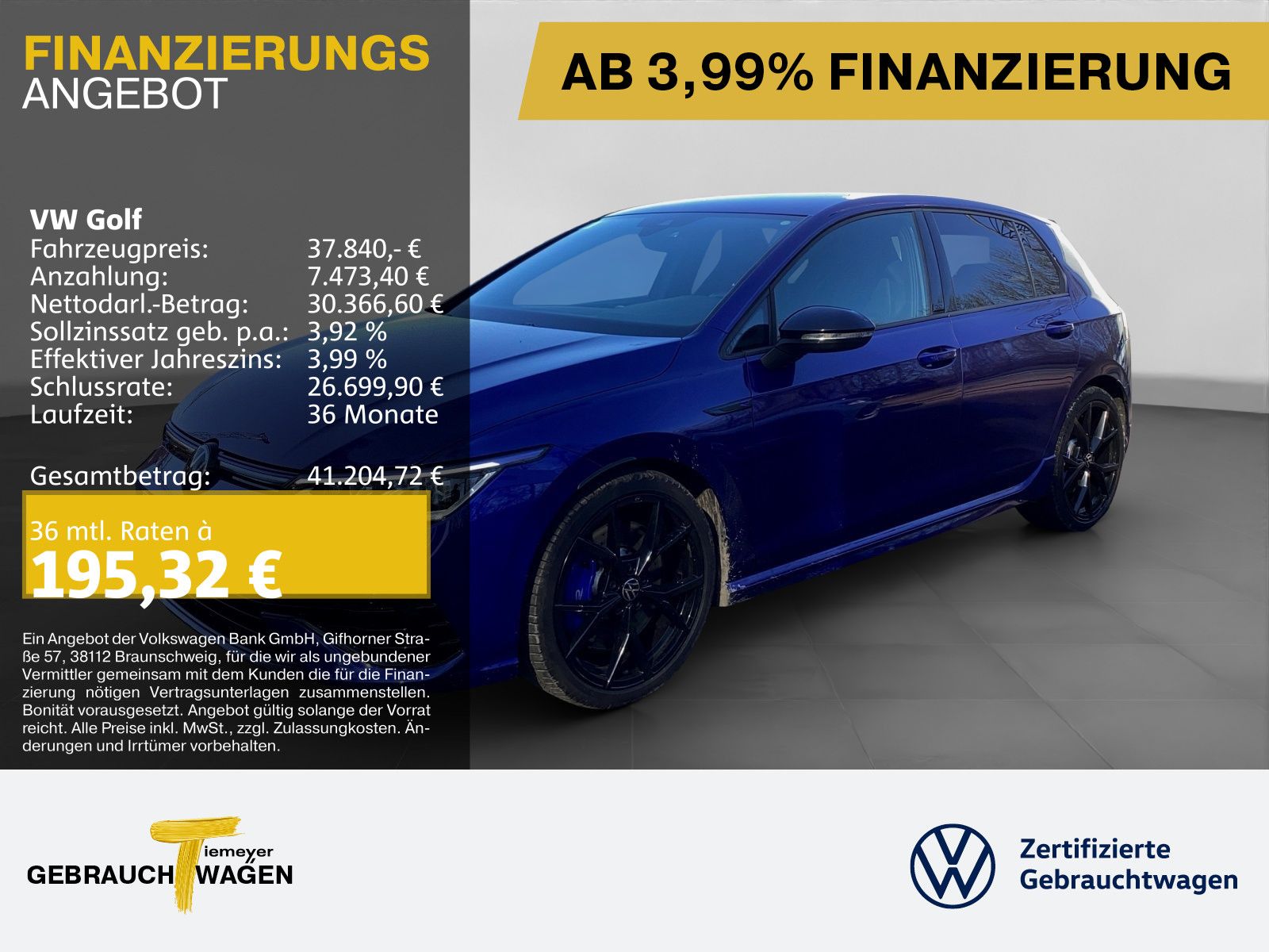Volkswagen Golf R 4M 20YEARS LED+ PDC+ VIRTUAL SITZH