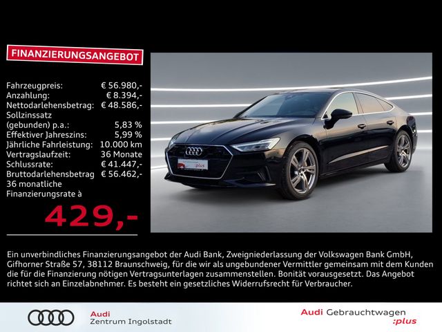 Audi A7 Sportback 45 TFSI qu S line PANO ACC HuD 20"