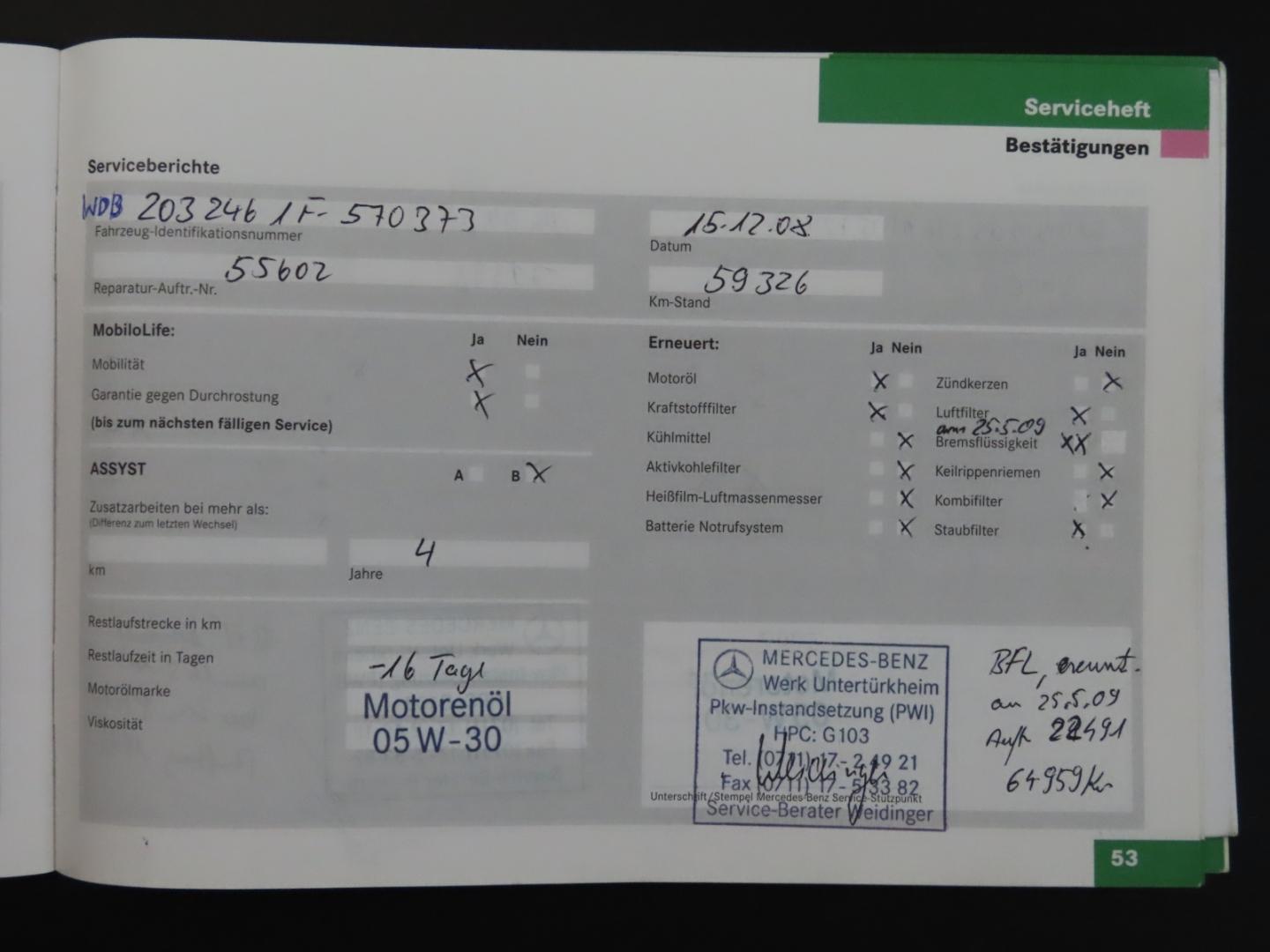 Mercedes-Benz C180 2004 — photo 27