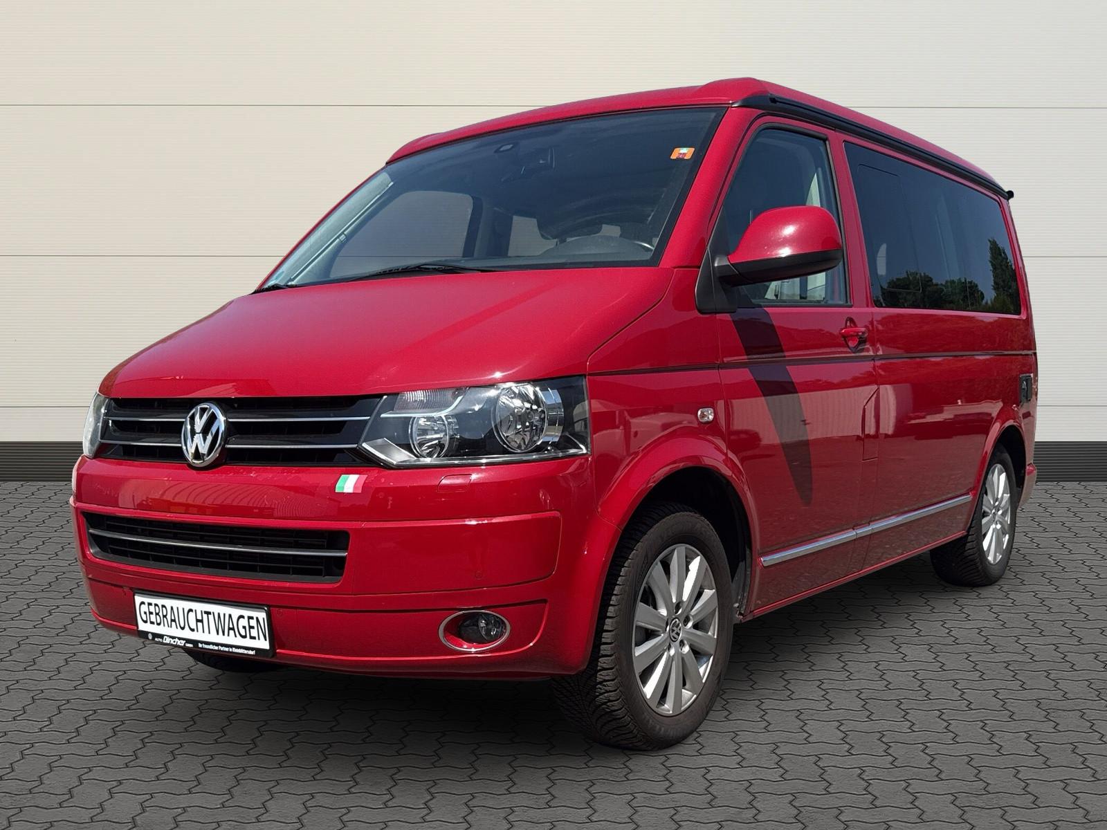 VOLKSWAGEN T5 CALIFORNIA COMFORTLINE 179 ch BVA - TOIT RELEVABLE - CAMERA DE RECUL - GPS - SIEGES CHAUFFANTS