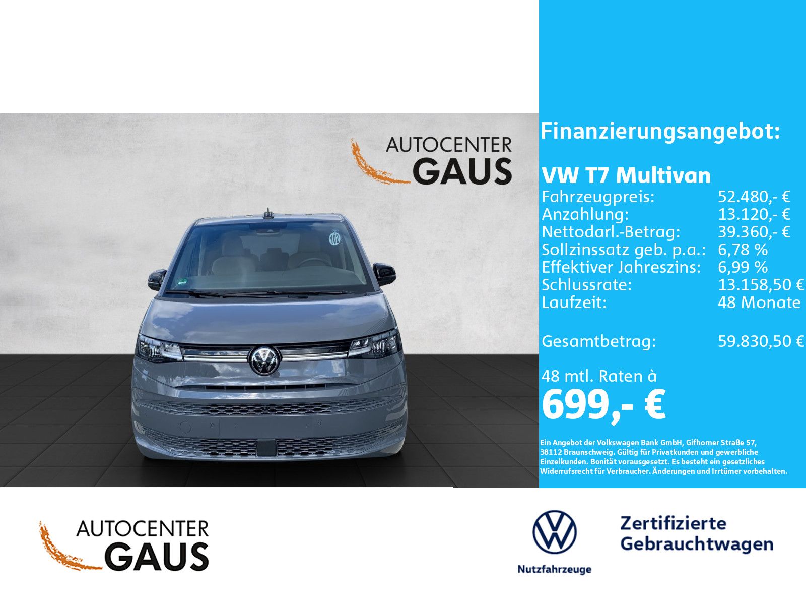 Multivan Goal 2.0 TDI DSG