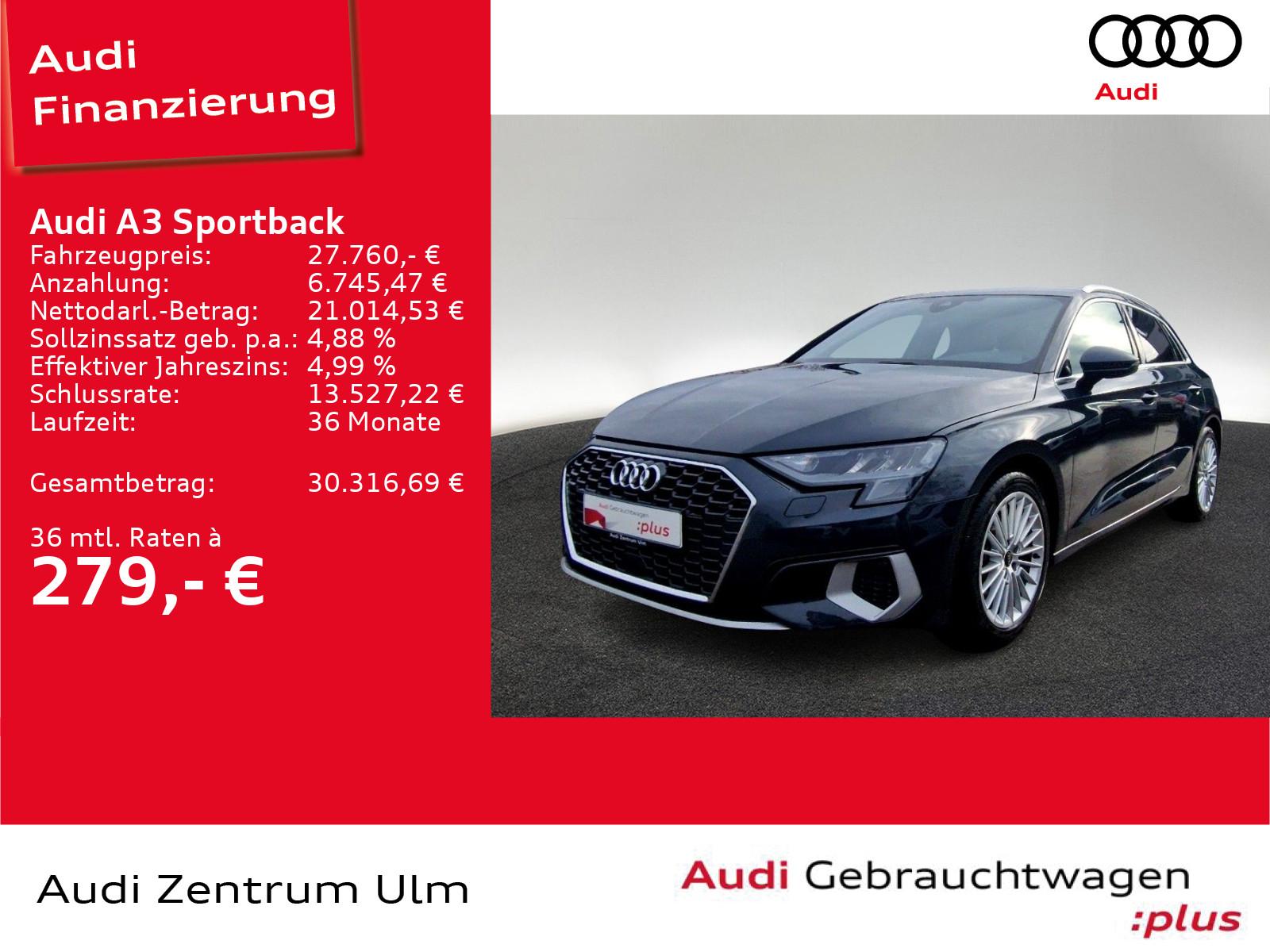 Audi A3 Sportback advanced 35 TDI S-Line LED NAVI SHZ