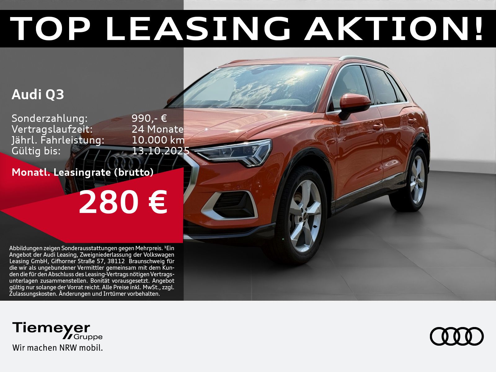Audi Q3 40 TFSI Q ADVANCED LM19 SPORTSITZE NAVI+ ST.H