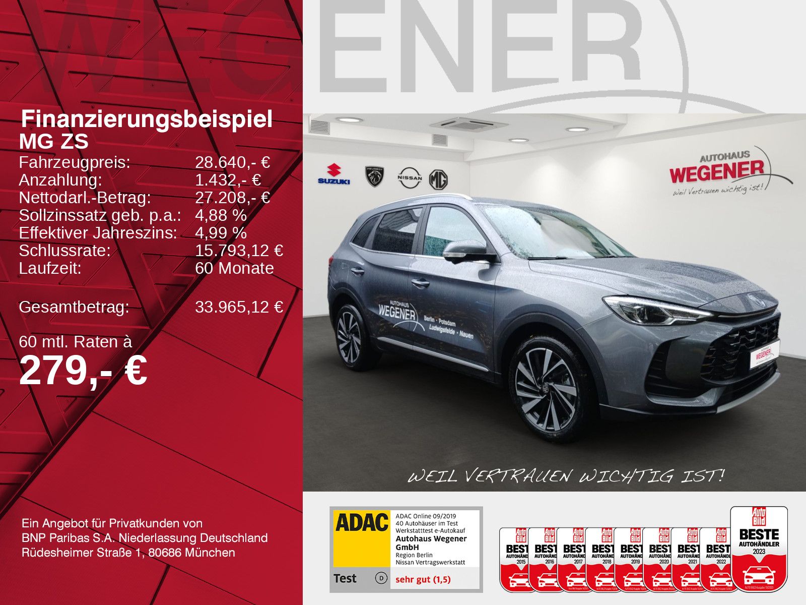 MG ZS Hybrid+ Luxury MY25.5 imagem 2