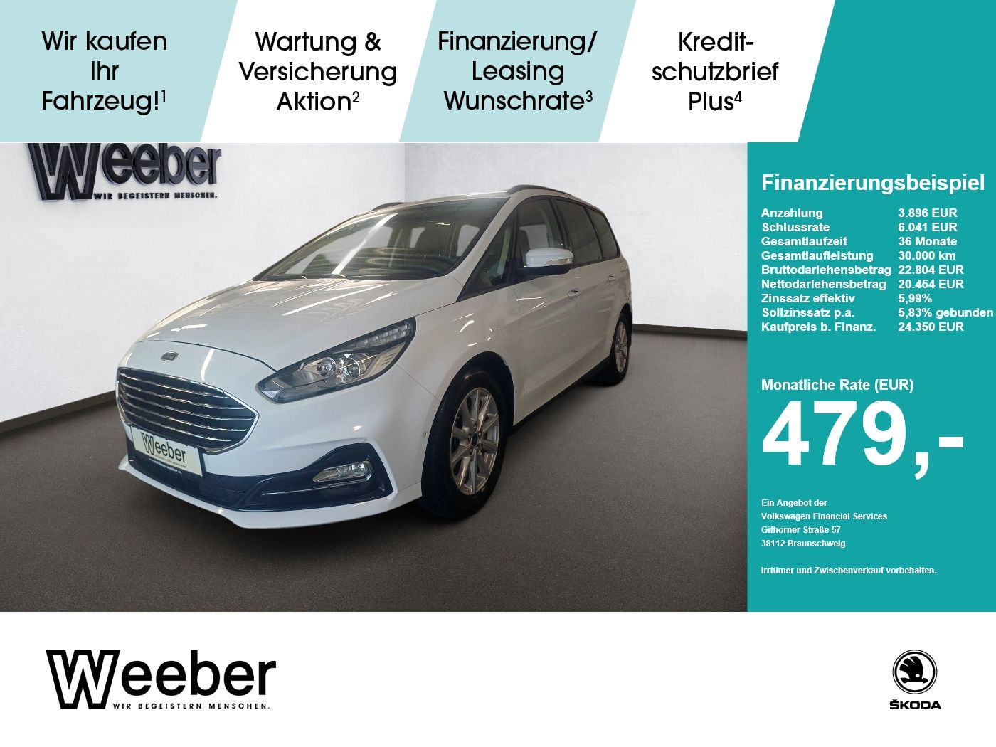 Ford Galaxy Hybrid Trend *AHK*PDC*SHZ*TEMPOMAT*DAB*