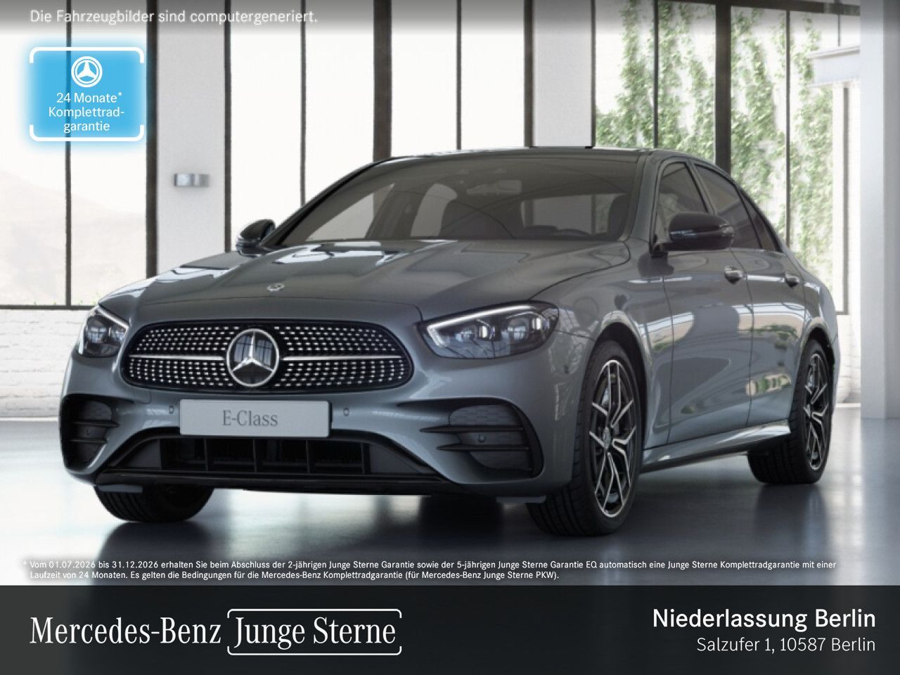 Mercedes-Benz E 300 de 2x AMG 19 Pano Night Fahrass Burmester