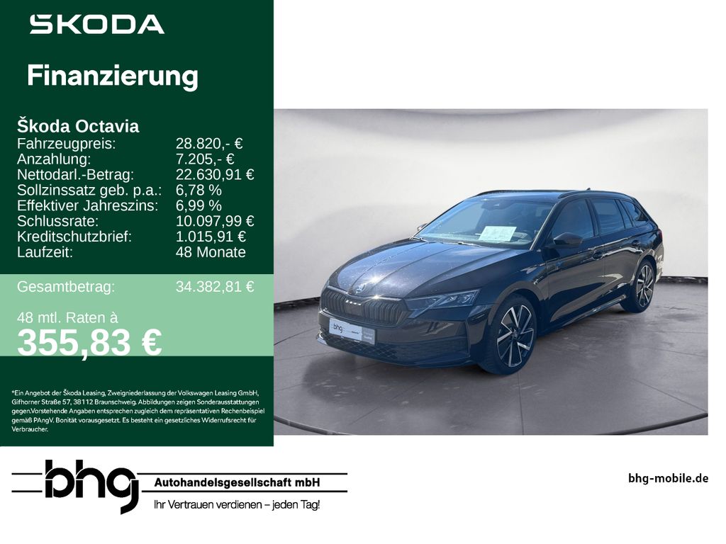 Octavia Combi 2.0 TDI DSG SportLine