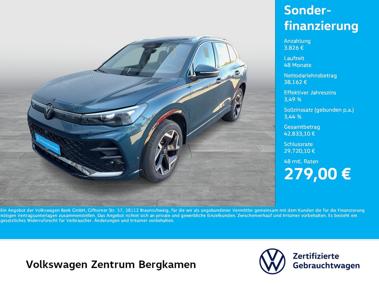 Volkswagen Tiguan 2.0 R-LINE 4X4 AHK 360°CAM ACC LM19 NAVI foto 1