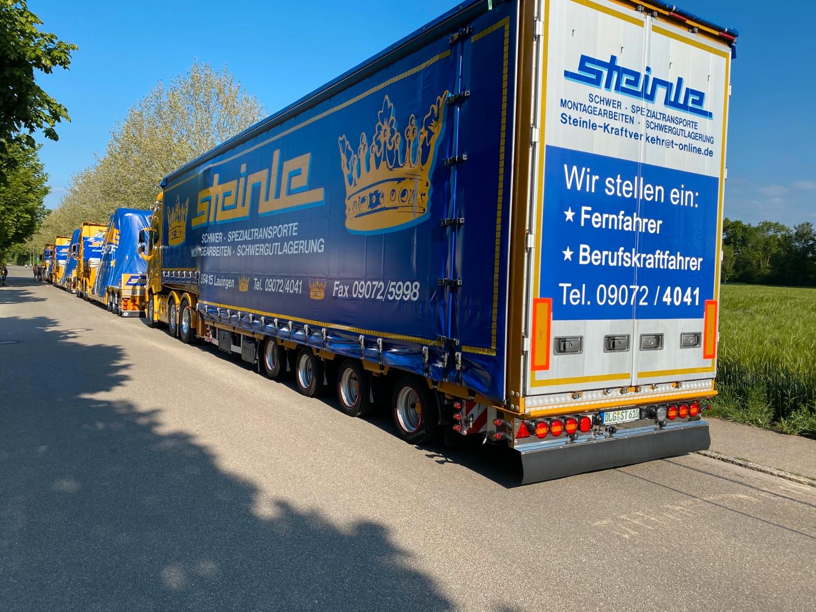 Meusburger Tieflader geschlossen verbreiterbar