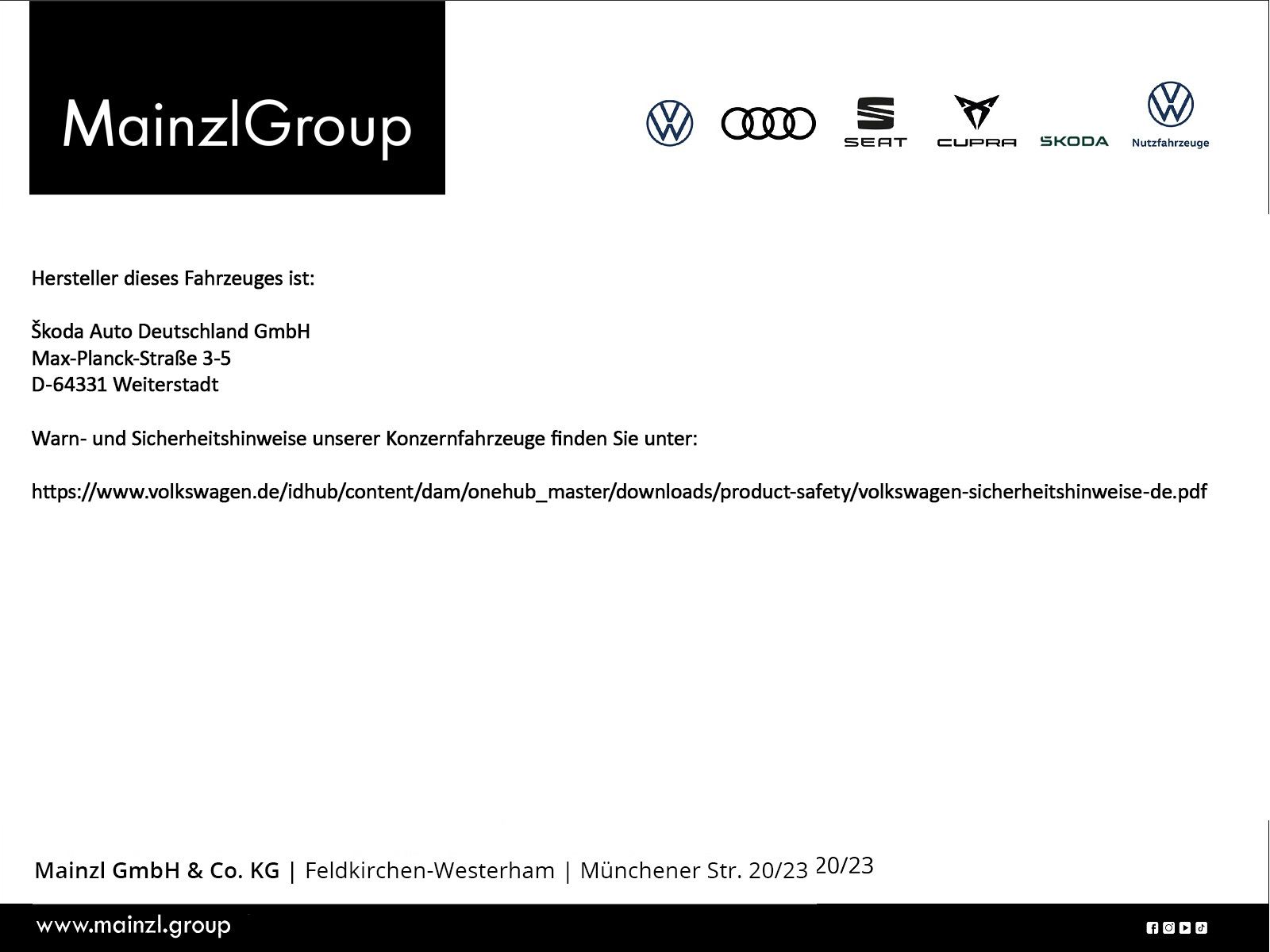 Skoda Superb Combi 2.0 TSI DSG Sportline AHK Kamera foto 10