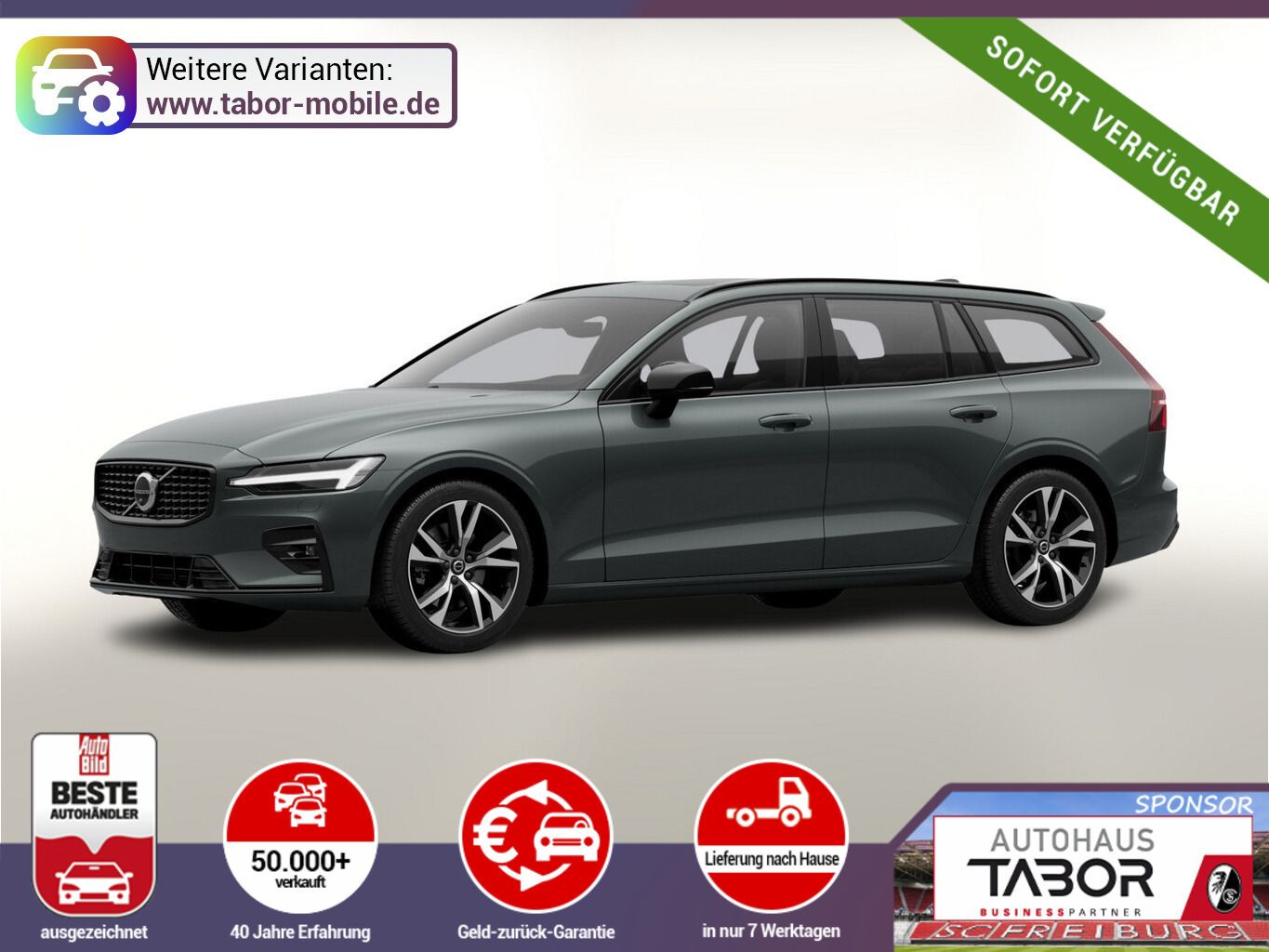 Volvo V60 B4 Plus Dark AHK Pano Leder H&K UVP-38%*