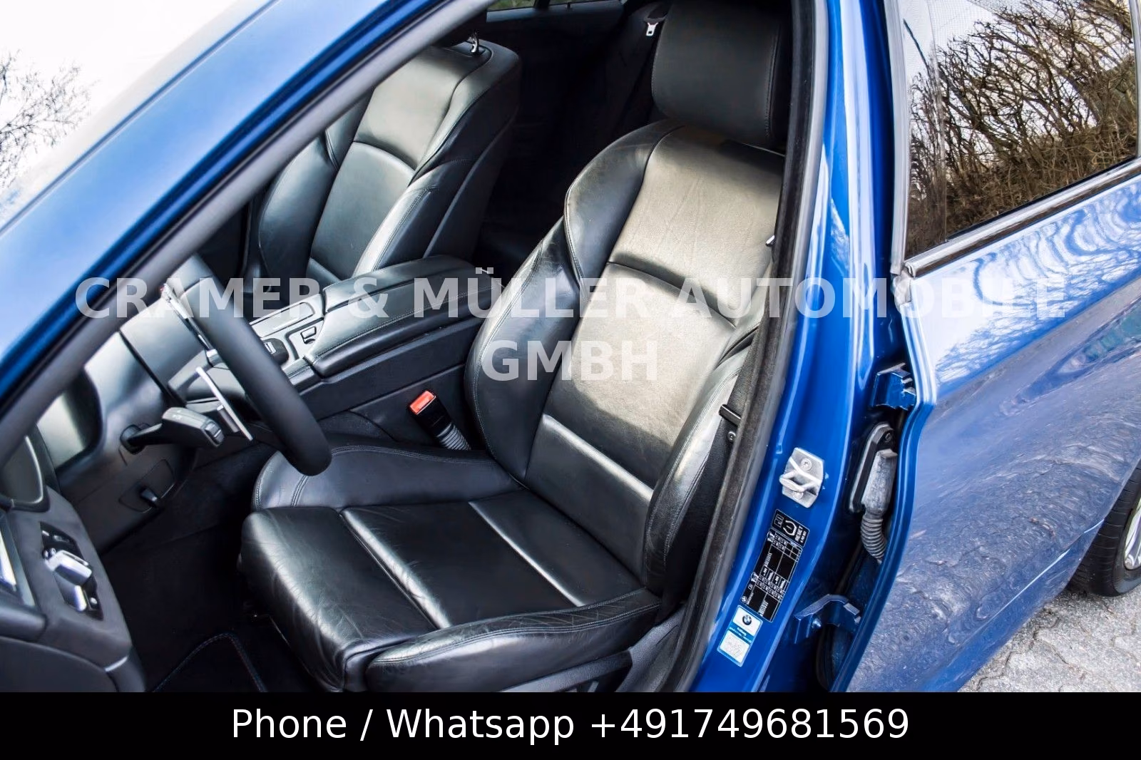 BMW M5 F10 V8 4.4 Biturbo 560 ch DKG / 164 000 km / Bleu Monte Carlo / HUD / Cuir Merino