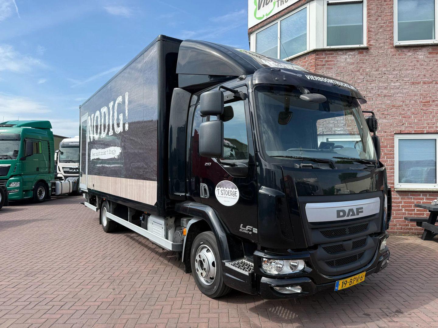 DAF LF 210 LF210 Koffer mit Lbw / 1x Bett / Ahk / Kl