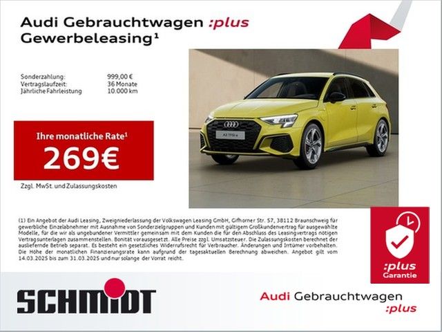 Audi A3 Sportback 45 TFSI e S line LM18 LED AHK Leder