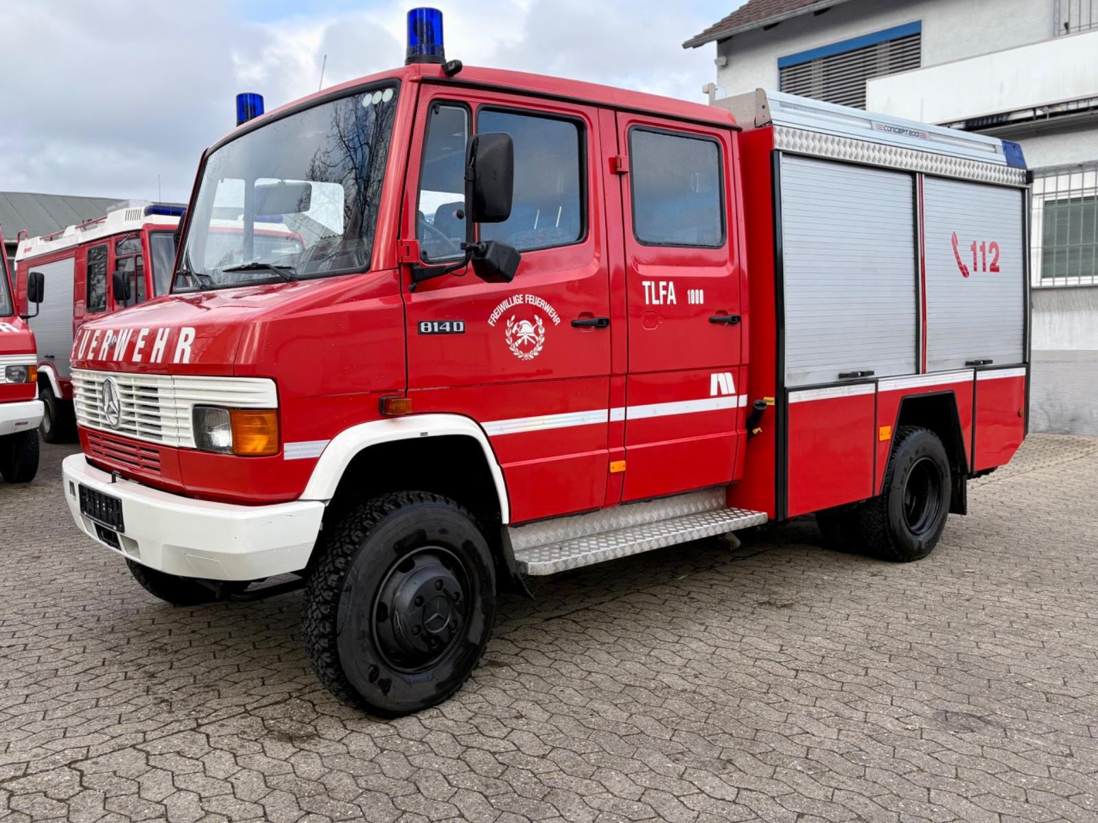 Mercedes-Benz Vario 814DK T2 (neu) 4x4 Doka TLF Feuerwehr