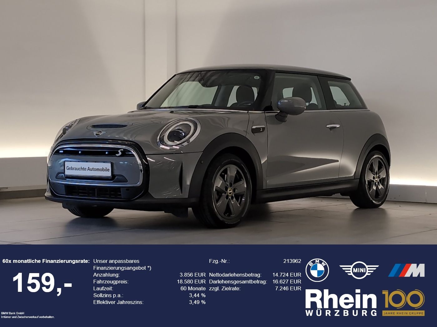 MINI Cooper SE 3-Türer Navi/LED/RFK/SHZ/DAB Navi/LED/