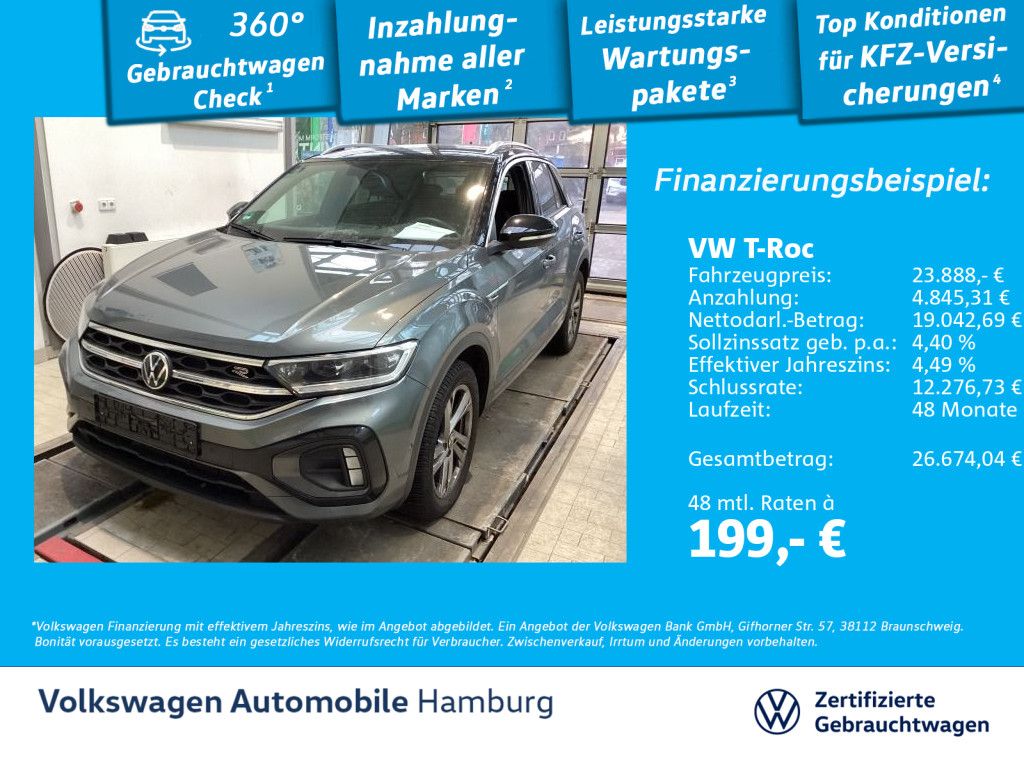 Volkswagen T-Roc 1.0 TSI R-Line LED Navi Kamera ACC App