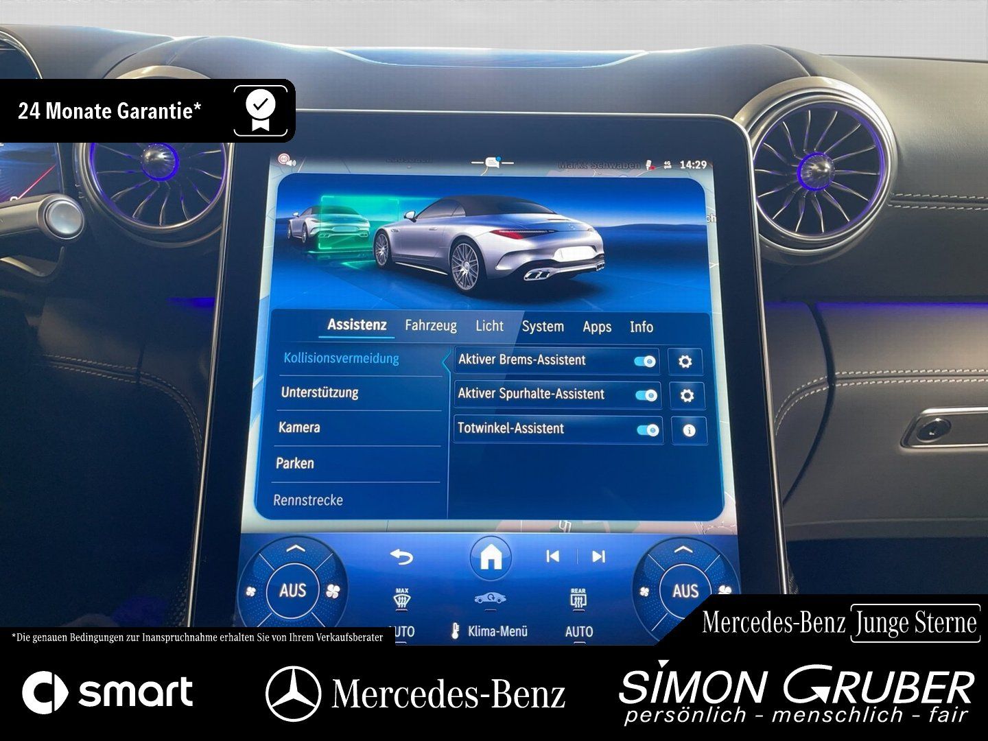 Fahrzeugabbildung Mercedes-Benz SL 63 4M+ AMG Aero Perfo HUD Burm Sitzklima Lift