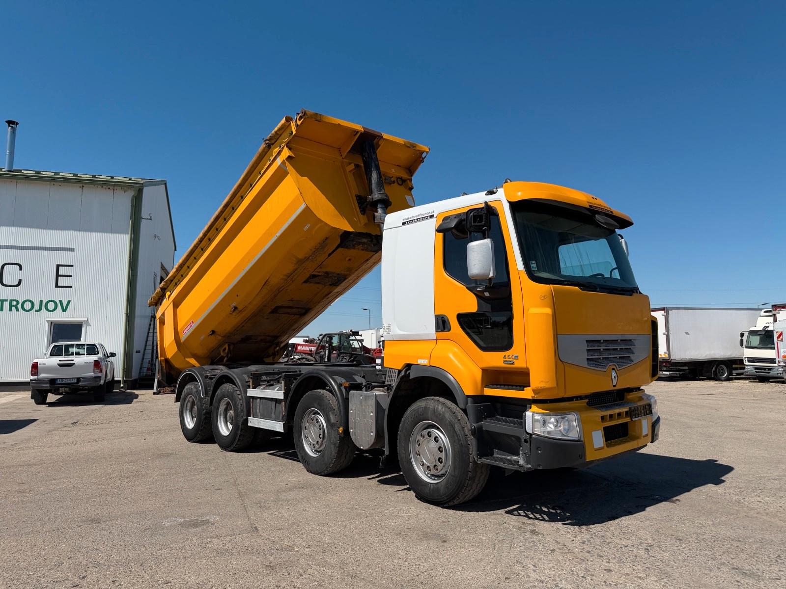 Renault PREMIUM LANDER 450 8x4 onesided kipper 16 m3,083