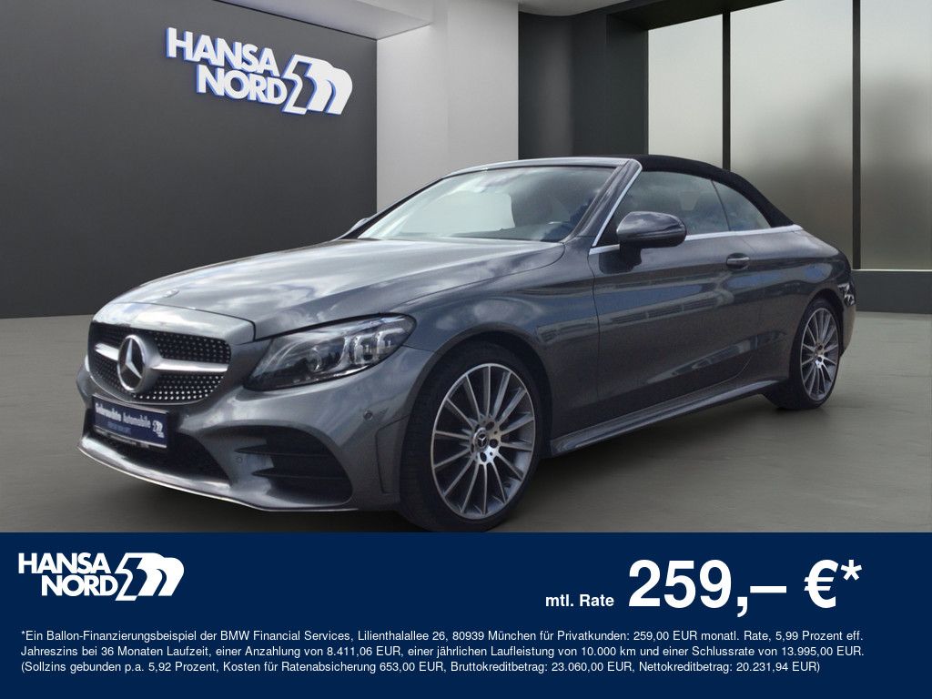 MERCEDES-BENZ C 180 Cabrio AMG-Line LED NAVI KAMERA 19" AHK
