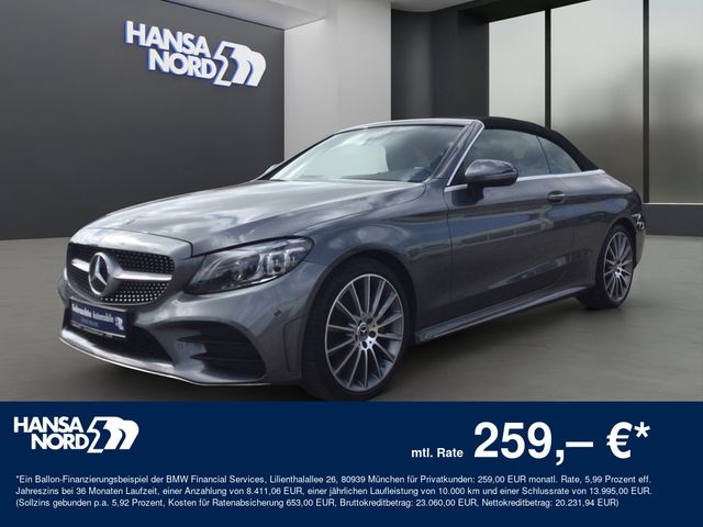 MERCEDES-BENZ C 180 Cabrio AMG-Line LED NAVI KAMERA 19" AHK