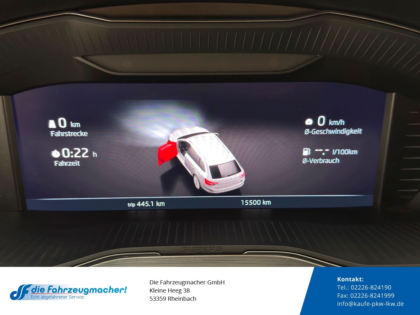 Fahrzeugabbildung SKODA Superb Combi Ambition Digitales Cockpit LED Sper
