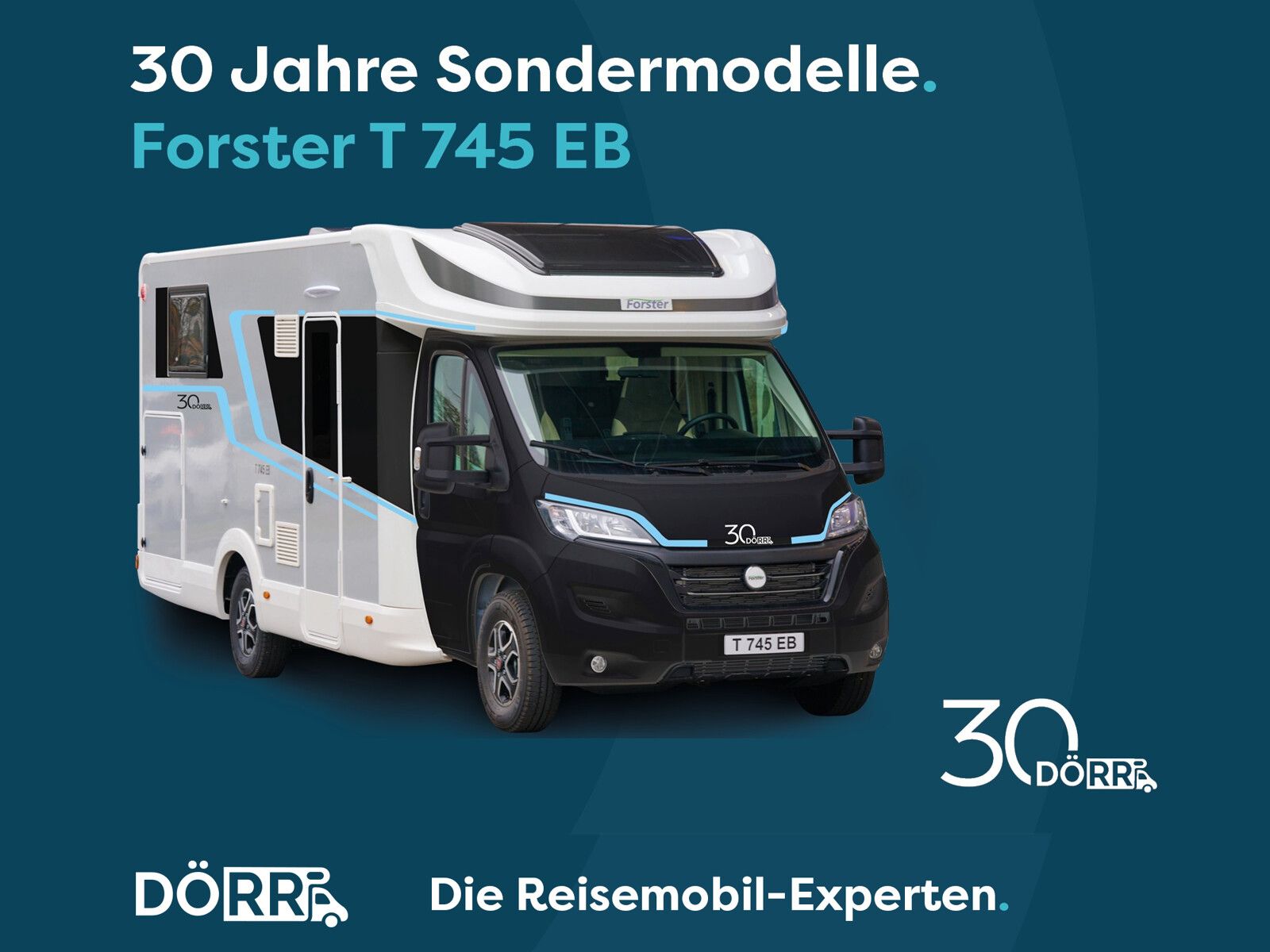 Fahrzeugabbildung Forster T F745 EB LTE,Solar,Markise,Lithium,Hubbett