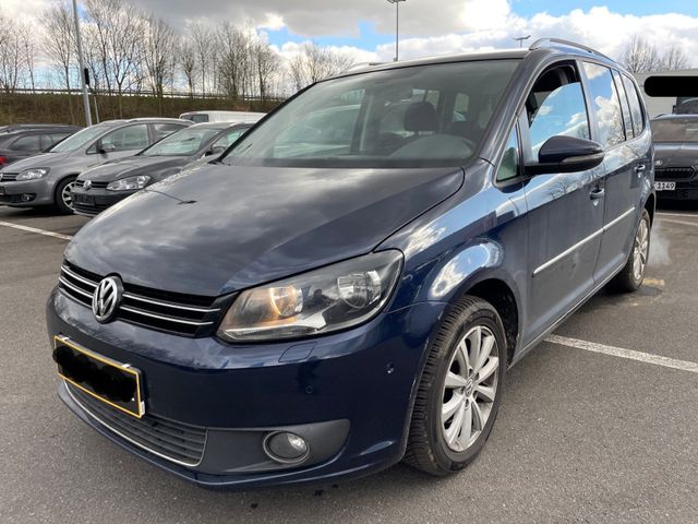 Volkswagen Touran Highline 7 Sitze Leder Navi Scheckheft