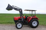 Belarus MTS421 mit Fronlader Stoll - Belarus Schlepper