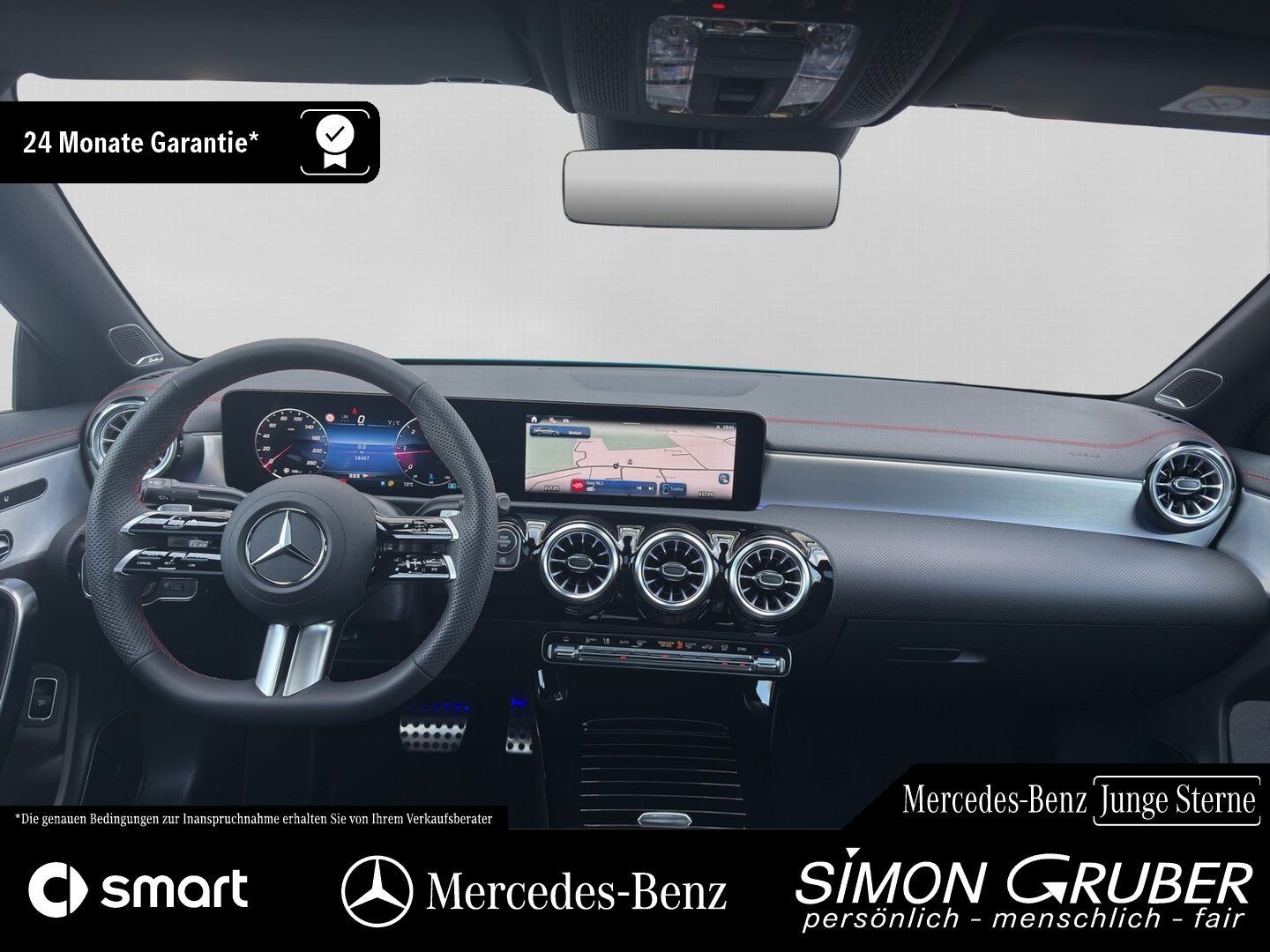 Fahrzeugabbildung Mercedes-Benz CLA 220 d AMG Night Pano Burm MBeam KeyGo 19Zoll