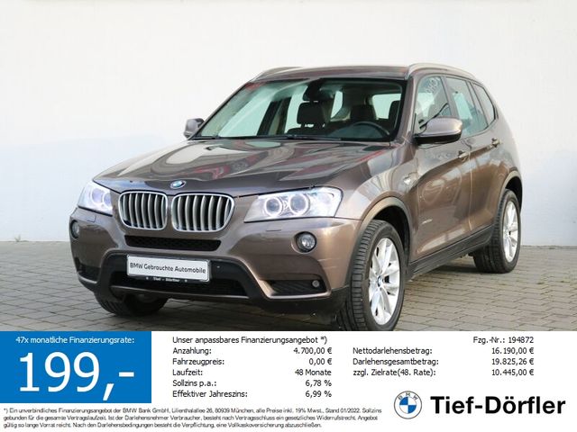 BMW X3 xDrive30d A AHK/LHZ/S-SITZ/NAV/TEMPO/SH