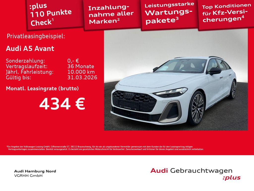 A5 Avant 2.0 TFSI quat. edition one ACC Sound