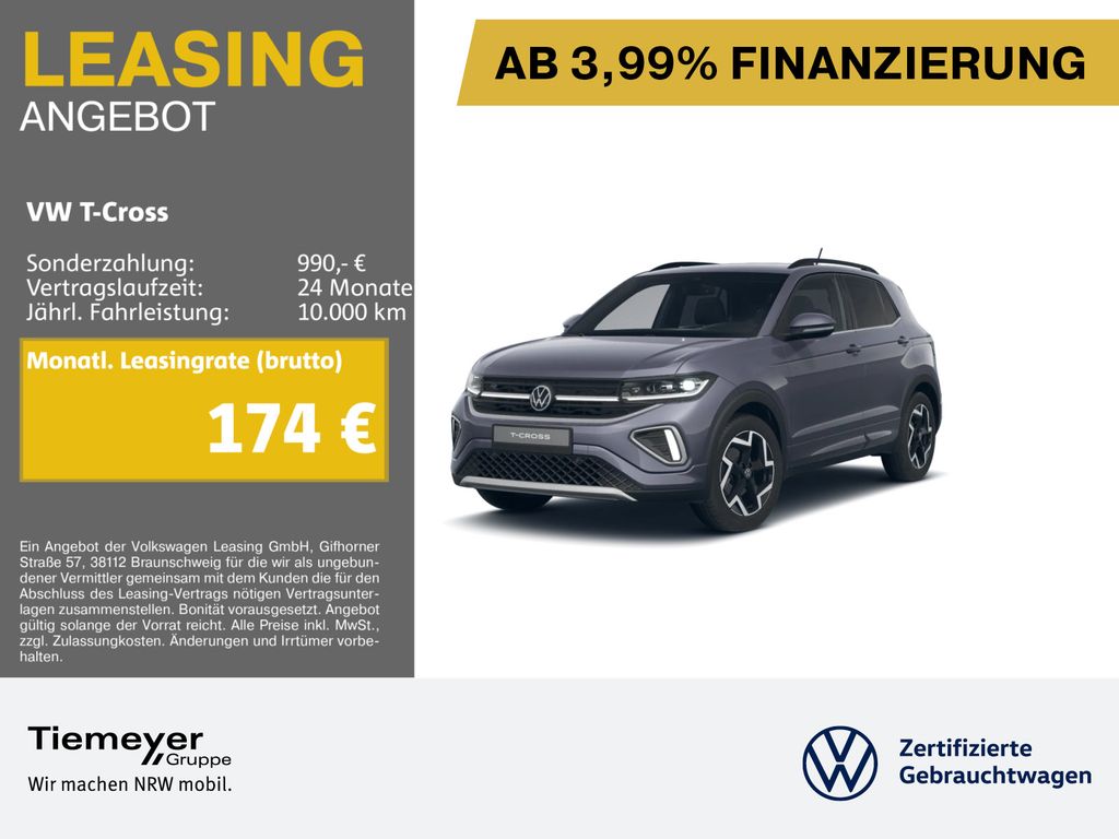 T-Cross 1.0 TSI R-LINE MATRIX LM17 NAVI ASSIST