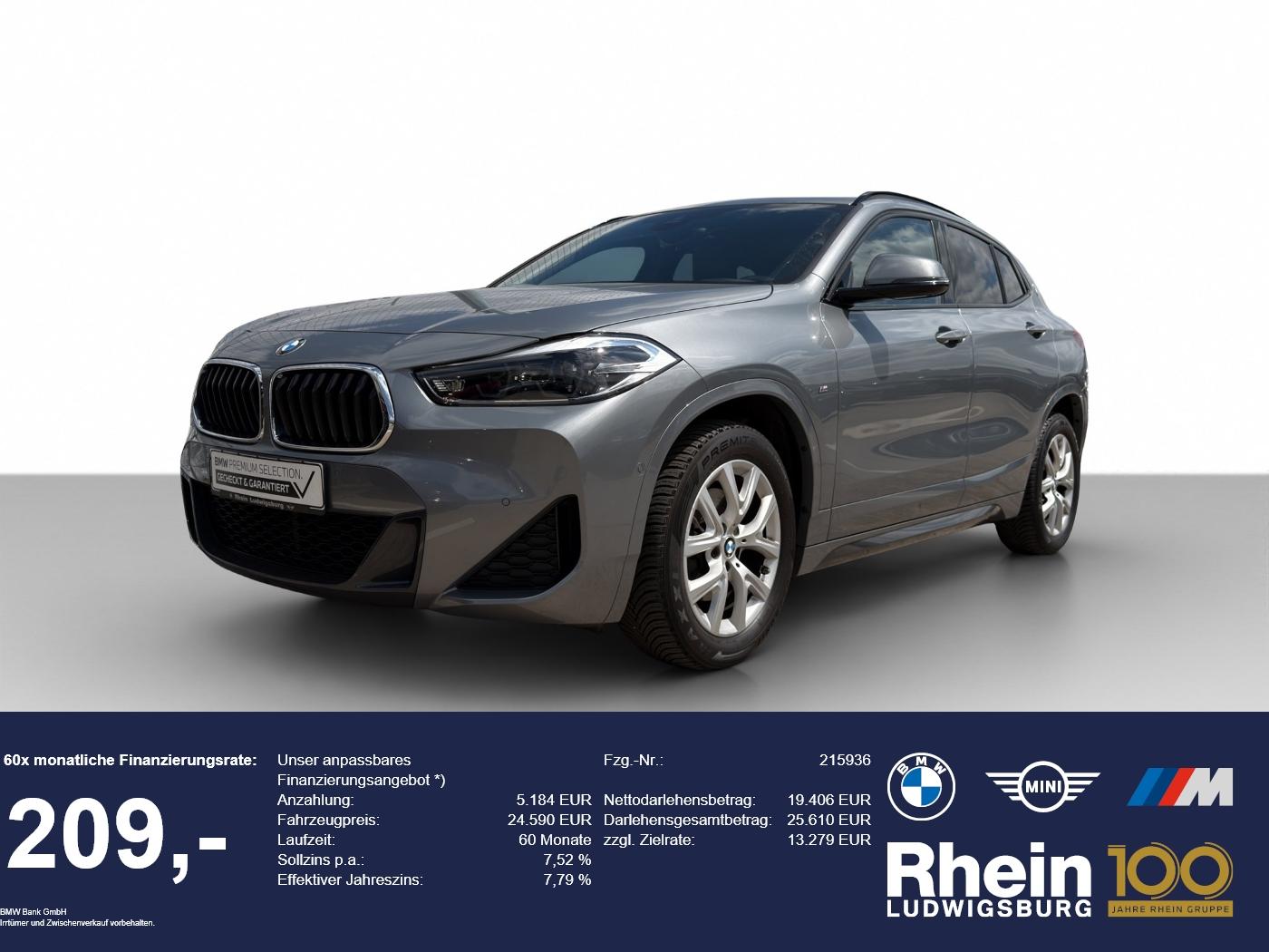 BMW X2 sDrive18i M Sport DriveAs Hifi Pano LED