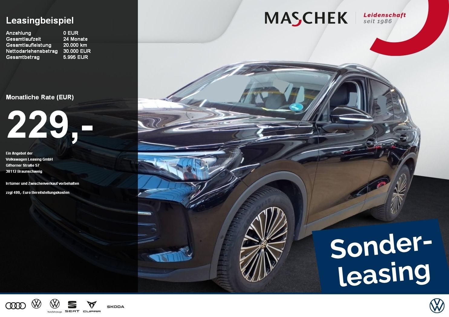 Volkswagen Tiguan Goal 1.5 eTSI Sonderleasing! Navi AHK AHK