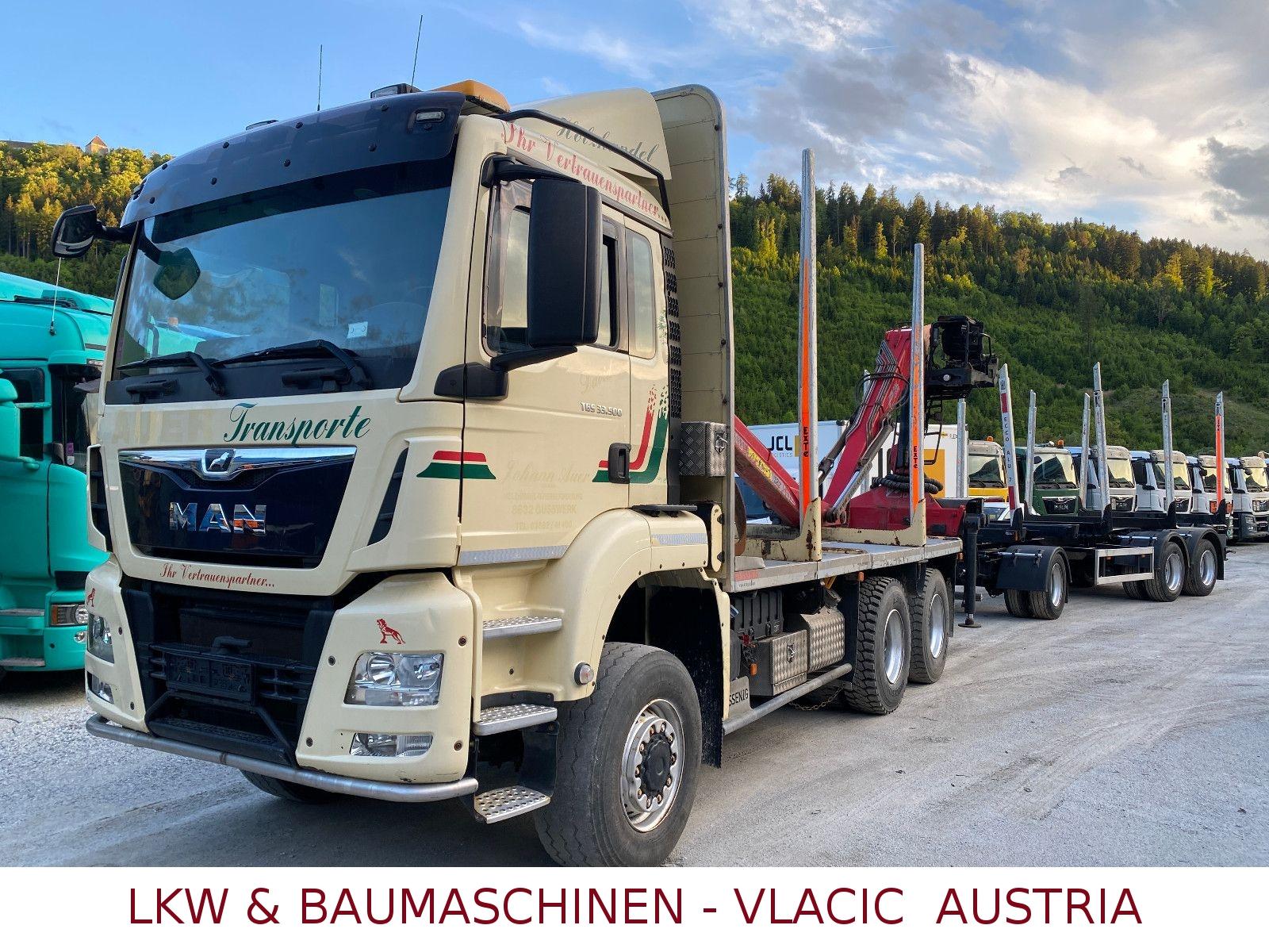 MAN TGS 33.500 6x6 Holztrans mit PENZ 12Z