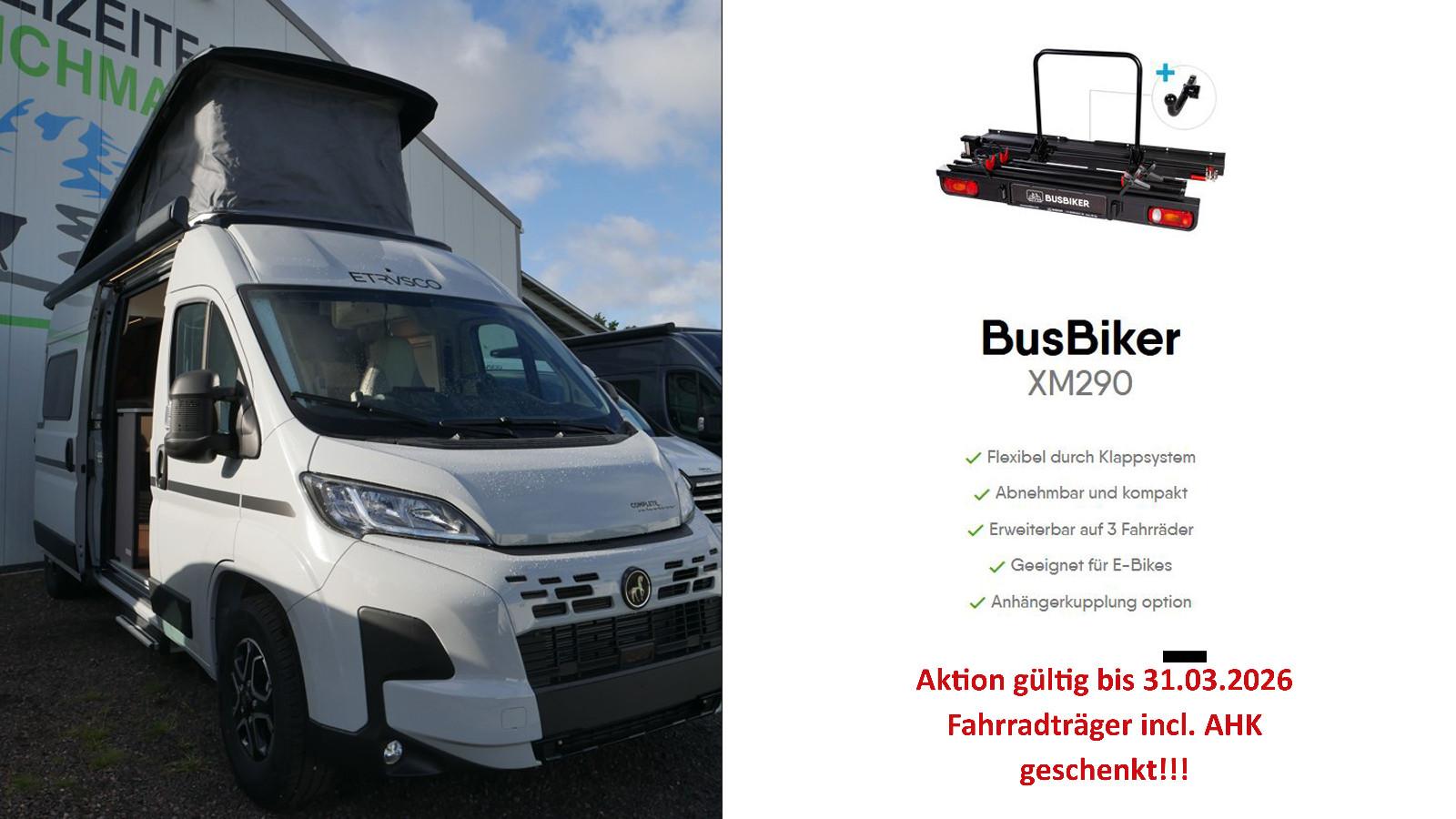 Etrusco CV 600 DB Austelldach  Automatik M+S Alpine