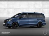 Mercedes-Benz V 300 d Lang AVANTGARDE+Allrad+AMG LINE+SchiebDa - : Blau, Van